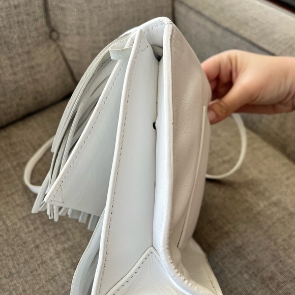 Proenza Schouler Small Fringe Lunch Box Bag White - Picture 11 of 13